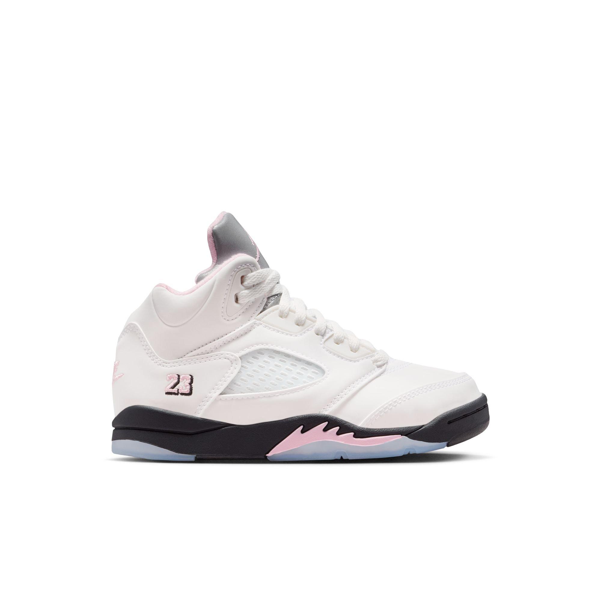 Jordan 5 Retro "Medium Soft Pink" Preschool Kids' Shoe